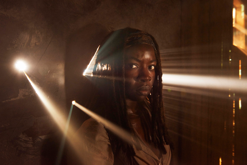 Illustration for article titled Here’s an exclusive picture of Michonne from The Walking Dead that tells us nothing new about The Walking Dead